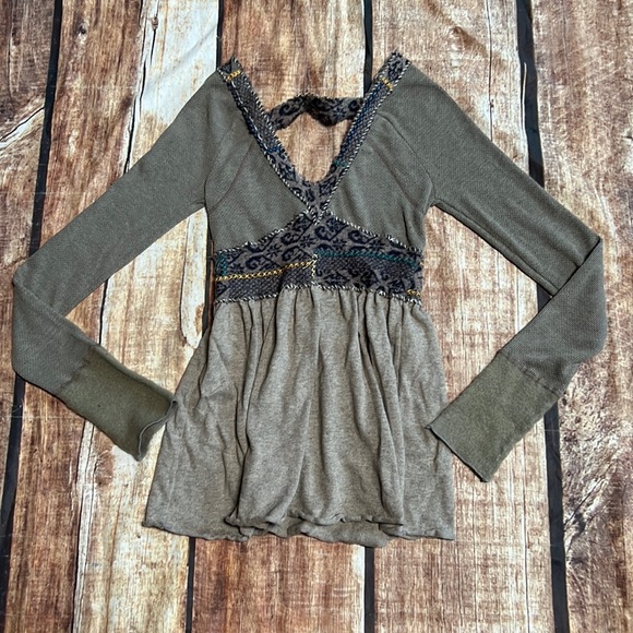 Free People Tops - Free people thermal peplum top